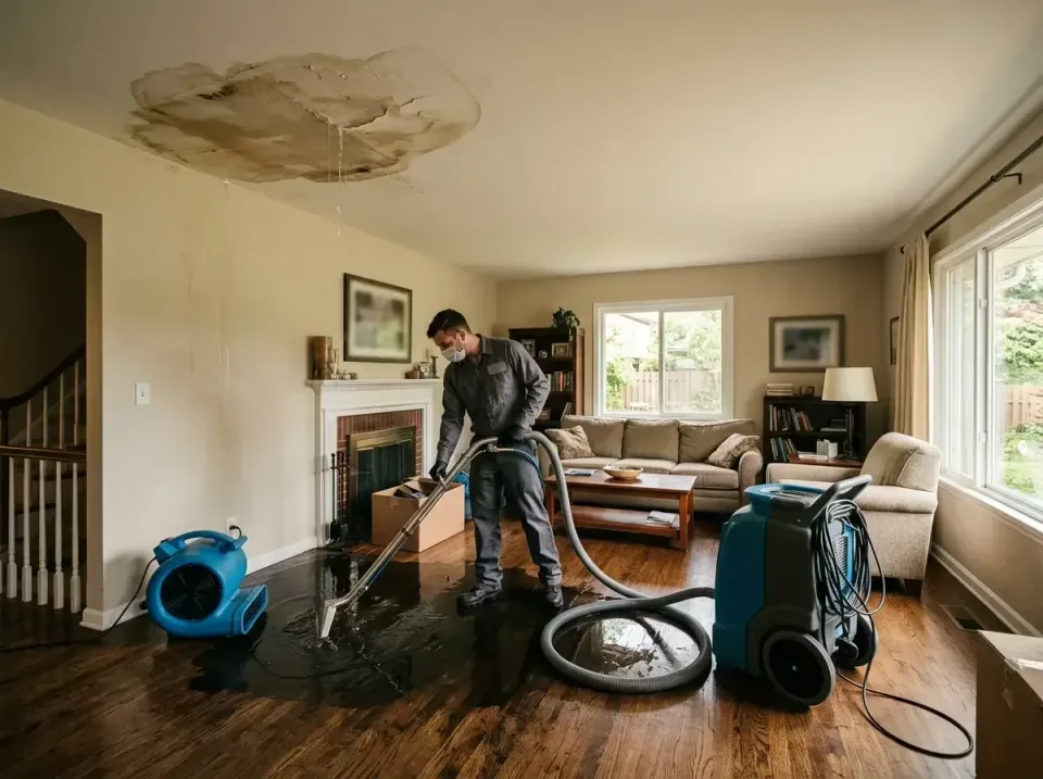 attic-pipe-burst-ceiling-drip-008 — frequently asked questions, Water Damage Restoration & Carpet Care in Evansville, WY